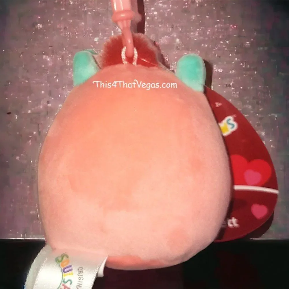 Squishmallow clip orange teal Willett monster Valentine